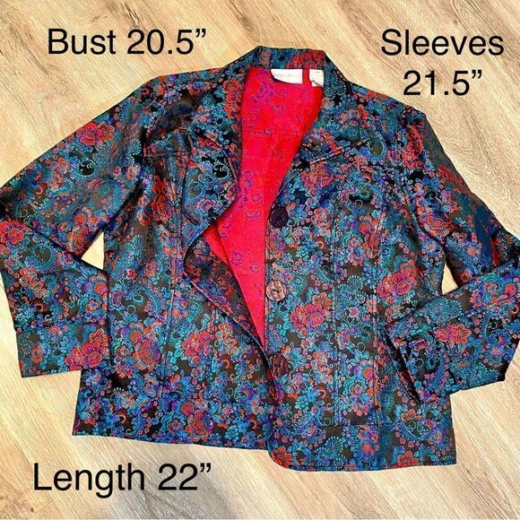 NEW BUTTON DOWN SINGLE BREASTED JACKET W/DROP POCKETS by DRAPER’S & DAMON’S PM - Picture 16 of 16